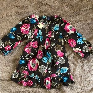 NWT Baby Gap Floral Corduroy Dress